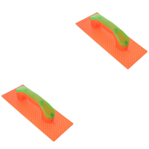 2Pcs Lightweight Plastic Finishing Trowel for Drywall and Cement Work 2
