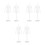 6Pcs White Plastic Body Mannequin with Movable Joints for Home Display 5