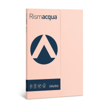 Favini A695544 Salmon Colour Pack of 50 Cards 200 g A4 Size (21 x 29.7 cm) Made in Italy