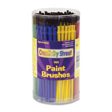ChenilleKraft Classroom Brush Canister - 144 Brush(es) - Plastic Handle - Assorted by ChenilleKraft Products