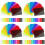 80Pcs Multi Colored Plastic Light Diffuser Sheets with Protective Film 5