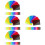 80Pcs Multi Colored Plastic Light Diffuser Sheets with Protective Film 7