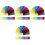80Pcs Multi Colored Plastic Light Diffuser Sheets with Protective Film 3