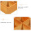 2Pcs Chocolate Wood Planter Tray Multi-Grid Organizer for Home Use 7