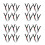 16Pcs Adjustable Hard Hat Chin Strap Black Polyester Accessory 4