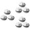 9Pièces Bouchons De Remplacement Plastique Argent Durable 8