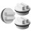 9Pièces Bouchons De Remplacement Plastique Argent Durable 2