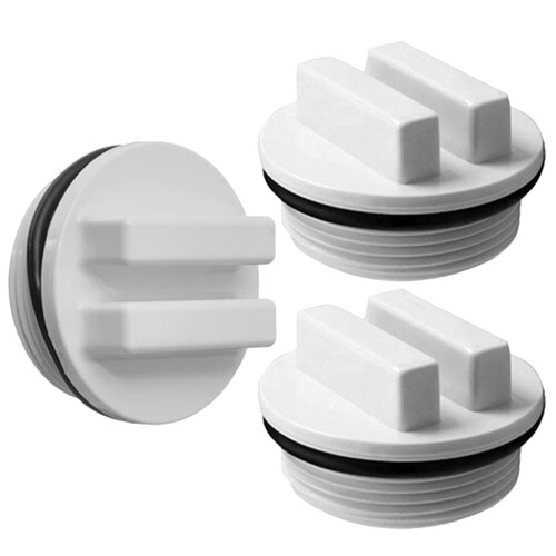 9Pièces Bouchons De Remplacement Plastique Argent Durable 1
