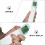 1Pc Lightweight Portable Ukulele Chord Training Tool ABS Green 6