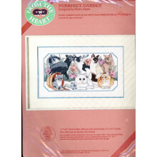 From the Heart Counted Cross Stitch Purrfect Garden Cats No. 53522