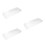 3Pcs White Acrylic Keyboard Cover Transparent Protective Case 10