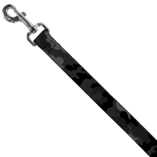 Buckle Down "Camo Charcoal Pet Leash, 6' x 1.5" 1