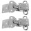 6Pcs Spring Loaded Silver Twists Latch for Toolbox Or Chest 2