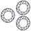 3 Pcs Positive And Negative Teeth Chainring 6