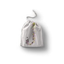 Bonamaison Printed Cotton Produce Bag with Drawstring, Reusable Grocery Bag, Biodegradable Eco-Friendly Bags, Travel Pouch, Sachet Bags, Shopping Bag