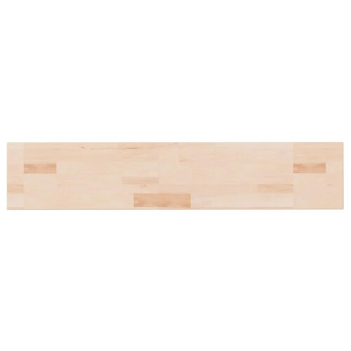 Shelf Board 100x20x2.5 cm Untreated Solid Wood Oak 2