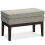 SIMPLIHOME Carlson Small Ottoman Bench, 26 inch, Greige 1