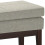 SIMPLIHOME Carlson Small Ottoman Bench, 26 inch, Greige 4
