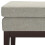 SIMPLIHOME Carlson Small Ottoman Bench, 26 inch, Greige 8