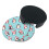 Winter Christmas Penguins Coaster,6 Pcs Leather Coasters, for Drinks Absorbent with Storage Box 4