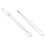 10Pcs Durable Silver Threading Apparatus Drawstring Threader Tweezers 4