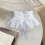 Witte Halskraag Polyester Vintage Franse Decoratie 5