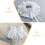 Witte Halskraag Polyester Vintage Franse Decoratie 8