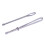 10Pcs Durable Silver Threading Apparatus Drawstring Threader Tweezers 8