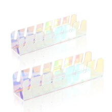 AmaCielo 2 PCS Baseball Hat Rack, Installation-Free Acrylic Baseball Cap Organizer for 14 Baseball Caps, Baseball Cap Organizer, Hat Organizer for Be