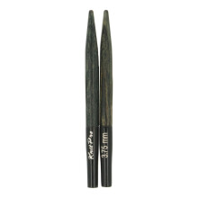 KnitPro Spec. Interc. Needle Tips Wood Indigo 3.75mm - 1pc
