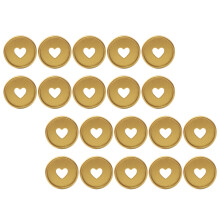 100St Gouden Planner Discs ABS Plastic Ringbandringen Voor Notitieboek