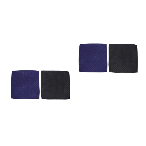 4St Gekleurde Polyester Zakdoeken Pak Accessoires 2