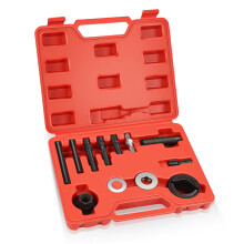 Power Steering Pulley Puller Tool Kit 12Piece Durable Carbon Steel for GM Ford Jeep Dodge