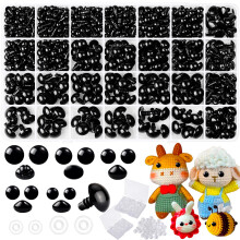 1000 Black Safety Eyes