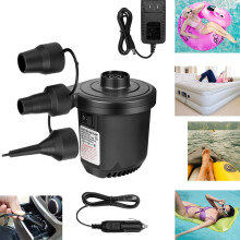 3 Nozzles Inflatable Air Mattress Pump, Perfect Fast Fill Air Pump for Outdoor Camping, Inflatable Boat, Inflatable Pool, Toy, Car, Air Bed, Ring