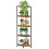 Greatseas 5-Tier Corner Sehlf Rustic Brown 9