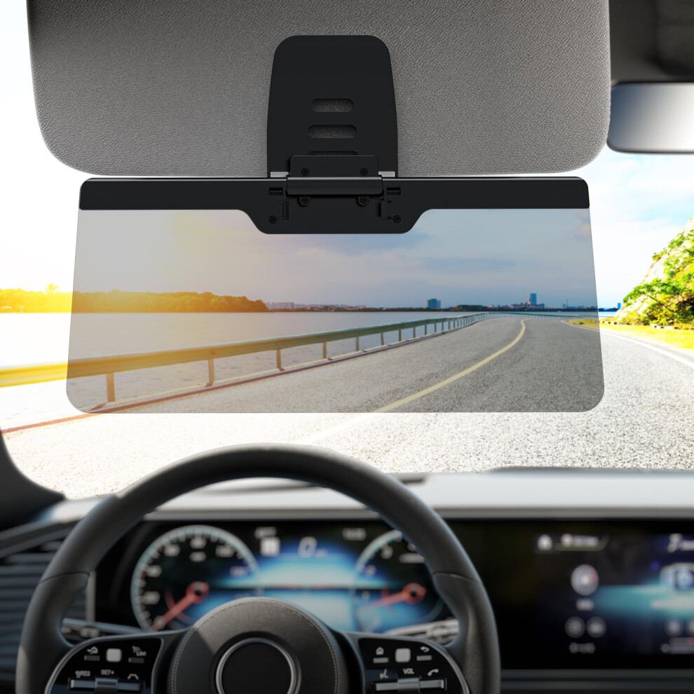Car Sun Visor Extender With Polarized Antiglare Uv400 Protection And Adjustable Secure Mount 9113335621626
