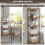 Greatseas 5-Tier Corner Sehlf Rustic Brown 5