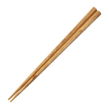 Chopsticks Natural Wood, Easy to Mochi, Hexagonal, Chestnut, 9.3 inches (23.5 cm), Lacquered Chopsticks, Thick, Thick, Men's Chopsticks, Stylish, Nat