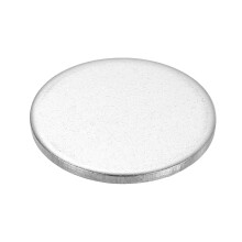 sourcing map Stainless Steel Disc, 1-11/32"(34mm) Dia x 0.1"(2.5mm) Thick Round Metal Stamping Blanks Tags Metal Round Circle Flat-Plate Sheet for En