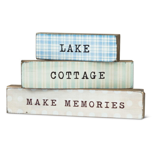 Abbott Collection Lg Memories Stacking Block-1x9 W, Pink 2