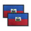 Overdecor Flag Patch Tactical Patch- Hook and Loop Fastener, 2 Pack (Haiti) 1
