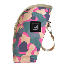 Portable Bottle Warmer USB Baby Milk Warmer Bag with Fast Even Heating and 3 Temperature Levels for Travel