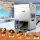 TPTAWF 2000W Electric Chainsaw Toast/Panini/Bread Maker, Temperature 50-300C - Adjustable Thickness 2