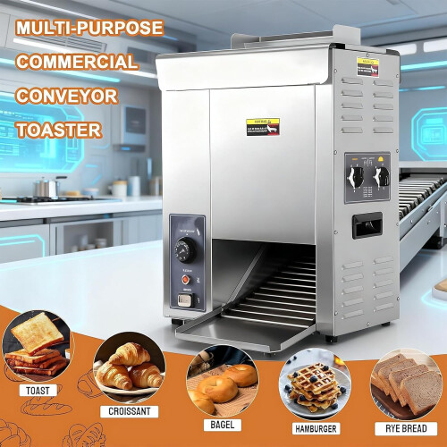 TPTAWF 2000W Electric Chainsaw Toast/Panini/Bread Maker, Temperature 50-300C - Adjustable Thickness 1