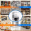 TPTAWF 2000W Electric Chainsaw Toast/Panini/Bread Maker, Temperature 50-300C - Adjustable Thickness 7