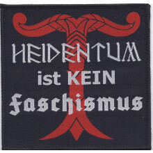 Asatru Anziehsachen Paganism is not fascism patch