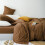 Omelas Brown Duvet Cover Full Size Chocolate Mocha Coffee Solid Color Plain Bedding Set Simple Modern Soft Microfiber Rustic Comforter Covers with Zi 1