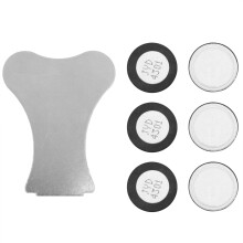 PIYANYO Ultrasonic Fogger Ceramic Sheet 16mm /0.62 inch Water Mist Replacement Kit with Open Wrench for Humidifier 6pcs
