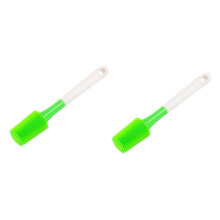 2pcs Silicone Bottle Brush Set with Long Handle, Flexible Head and Scratch Deep Cleaning